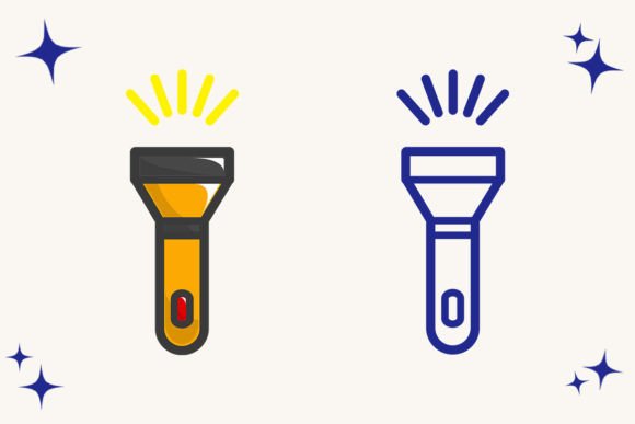 Download Flashlight Icon Logo Illustration - Illustration Collection