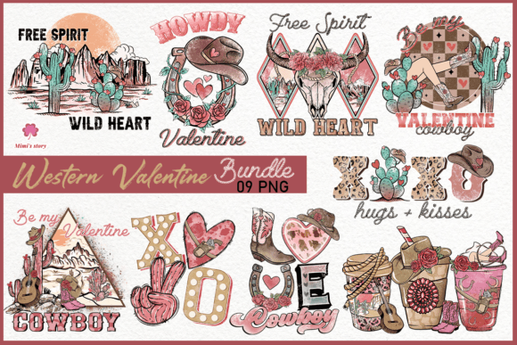 Download Western Valentines Day Bundle - Valentines Collection