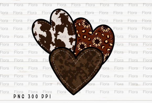 Download Cow Hearts Western Valentines Day PNG - Valentines Collection